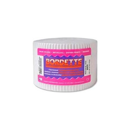 Pacon Corporation Pacon Bordette Decorative Border, 2-1/4" x 50', White, 1 Roll 37014